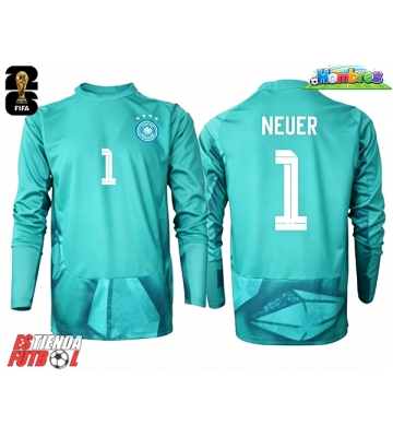 Alemania Manuel Neuer #1 Portero Primera Equipación Mundial 2026 Manga Larga